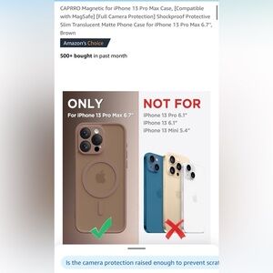 Brown Magnetic Phone Case for iPhone 13 Pro Max